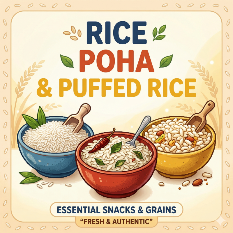 Rice, Puffed Rice & Poha